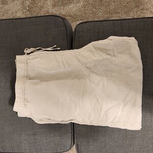 H&M Cream Linen Pants XL